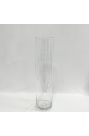 Vaso Tubular de Vidro Trasparente - G