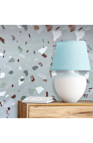 Papel de Parede Autoadesivo Granilite Cinza