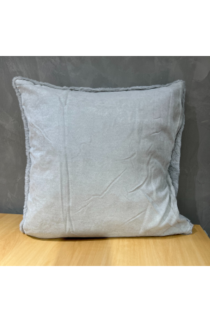 Capa de Almofada Aspen Lisa Cinza