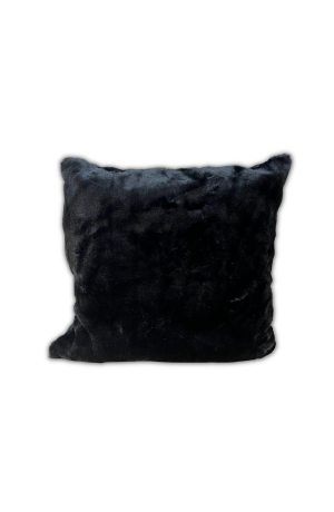 Capa de Almofada Aspen Lisa Preta