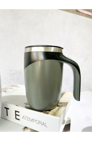 Copo Mixer com tampa Preto 400ml