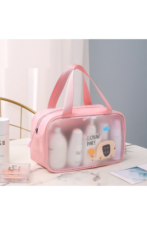 Necessaire Multiuso Rosa Média