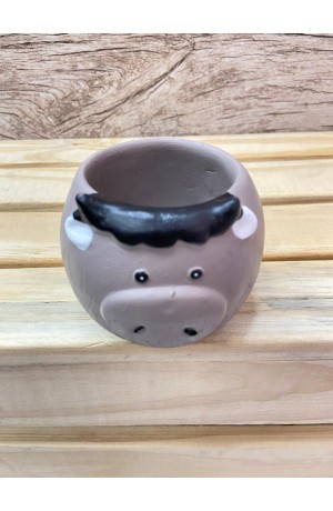 Vaso Touro Decorativo