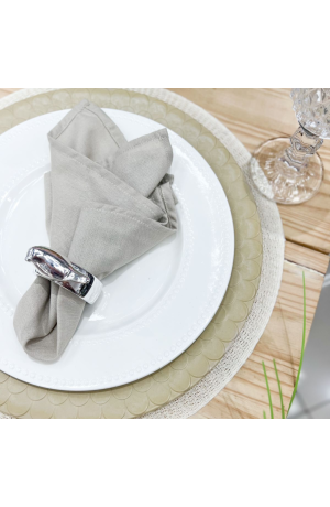 Sousplat Waves Bege 33cm