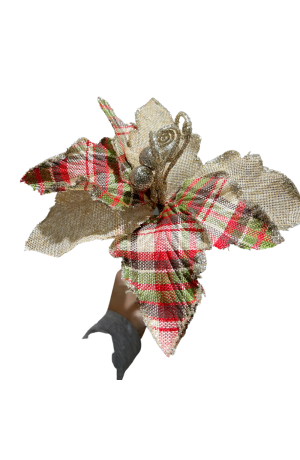 Pick Glitter Dourado Xadrez Cabo Grande