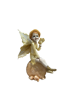 Enfeite Decorativo Fadinha de Resina