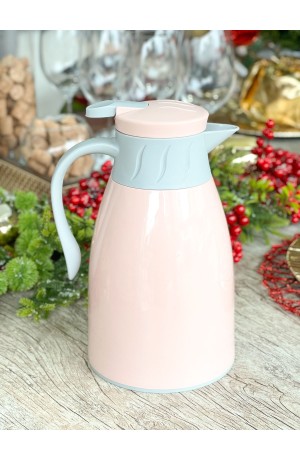 Garrafa Térmica Kinde em Plástico Rosa 1 Litro