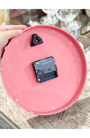 Relógio Rosa de Parede