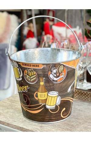 Balde 7,6L Alumínio Para Cerveja Mod.3