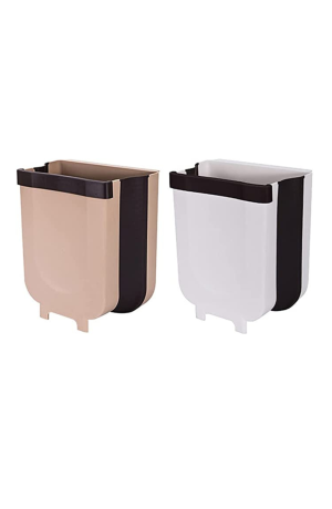 Lixeira Marrom Clara Extensivel 6L