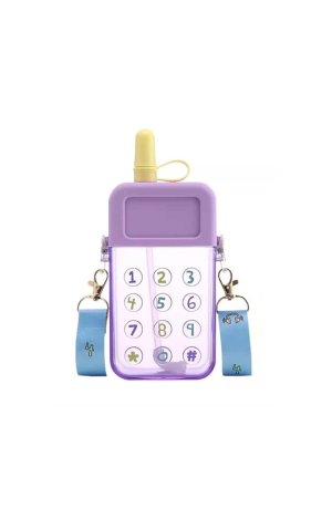 Garrafa Lilás de Plástico 