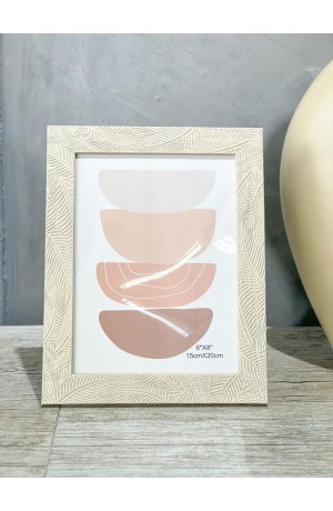 Porta Retrato Bege Folhas 15x20