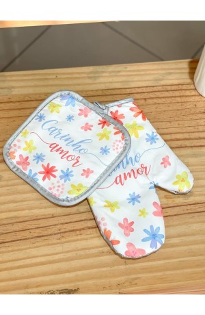 Luva e Suporte Para Cozinha