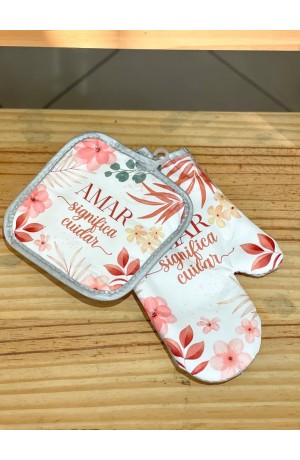 Luva e Suporte Para Cozinha