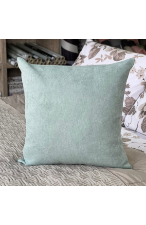 Capa de Almofada Verde Água lisa