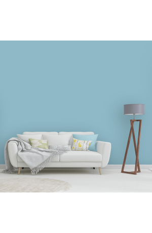 Papel de Parede Azul Bebê Liso Autoadesivo 5mX45cm