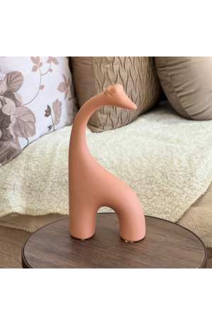 Girafa Salmão Grande Fosca em Cerâmica