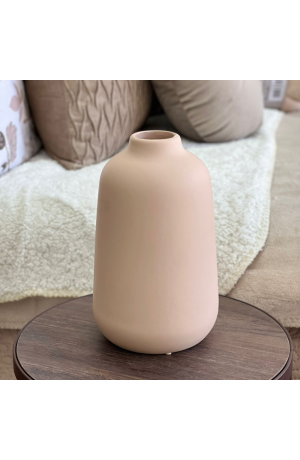  Vaso Potiche Nude Fosco de Cerâmica