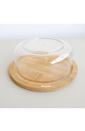 Queijeira de Bambu com Tampa