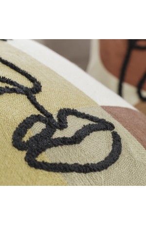 Capa de Almofada Skin Agnes 50x50cm Bordada