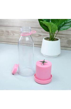 Garrafa Mixer Rosa 420ml