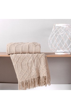 Manta Tricot Latte 1,27x1,52m