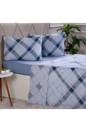 Jogo de Cama 150 fios 100% Algodão 4 peças Queen Loft