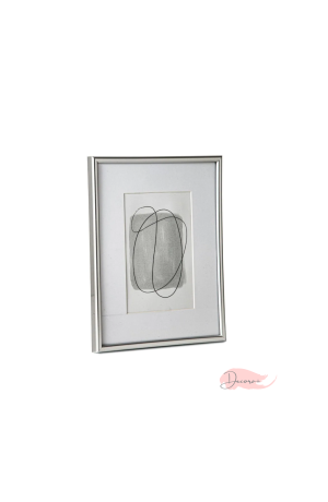  Porta Retrato em Metal Prata 10x15