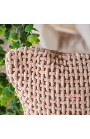 Capa de Almofada Trama Champagne 45x45cm
