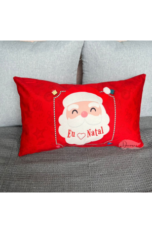 Capa de Almofada Retangular Natalina 49x31,5cm Mod 2