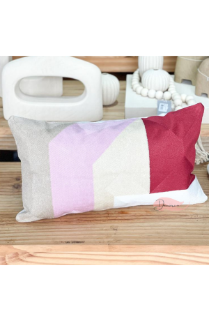 Capa de Almofada Bordada Retangular - 30cm X 50cm Mod 5