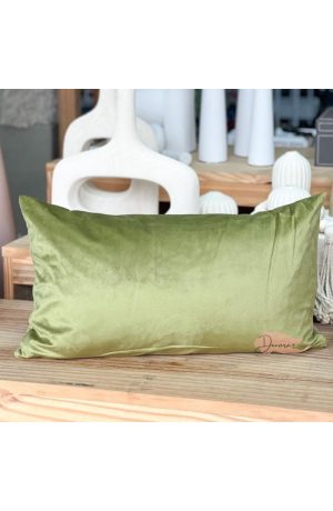 Capa de Almofada Retangular Verde Musgo 30x50cm