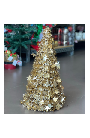 Árvore de Natal Dourada - 48cm