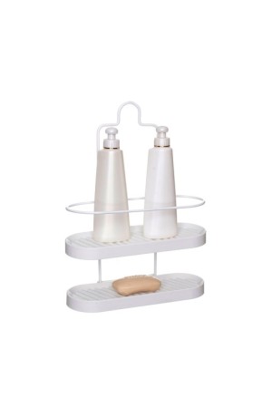 Porta Shampoo Duplo Wave - Branco