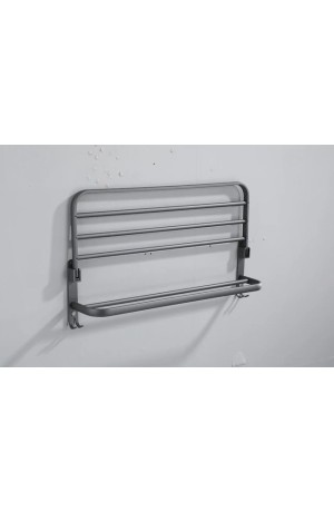 Suporte de Inox para Toalha - Cinza