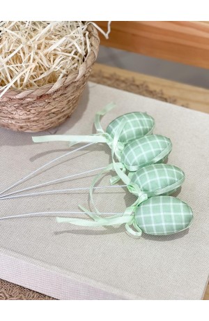 Kit 4 Ovinhos de Páscoa Verde 21cm