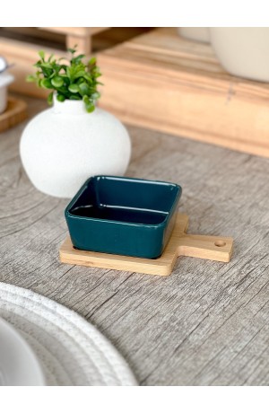 Mini Petisqueira com Tabua de Bambu