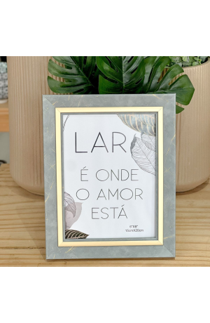 Porta Retrato Cinza Escuro 