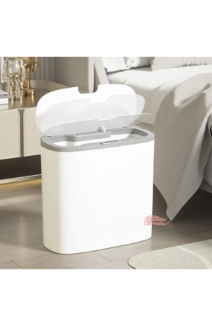 Lixeira Inteligente Oval 13 Litros - Branca
