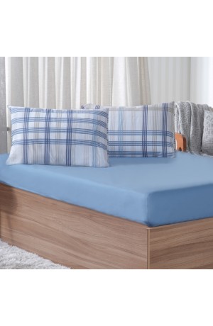 Jogo de Cama 150 Fios - Casal 3 peças Azul