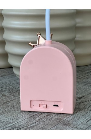 Luminária de Led Pequena Ursinho  - Rosa