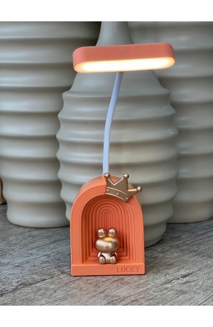 Luminária de Led Pequena Ursinho  - Laranja