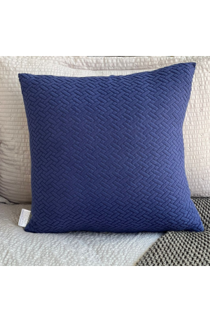 Capa de Almofada Azul Marinho -  44cm X 44cm