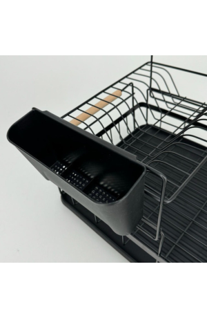  Escorredor De Louças Duplo Bremen - Preto