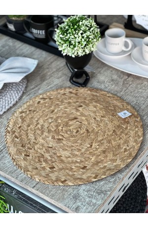 Jogo Americano de Palha  Escuro - 38cm