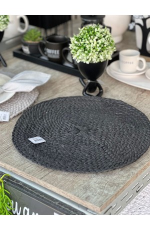 Jogo Americano Ecológico Preto - 38cm