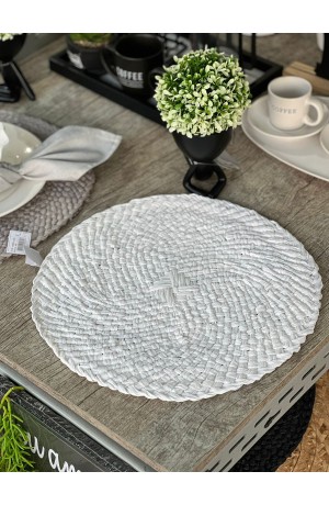 Jogo Americano Ecológico Branco - 38cm