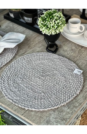 Jogo Americano Ecológico Cinza - 38cm