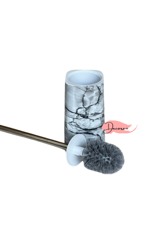 Escova Sanitária Cinza Desemho de Marmore - 10.2cm X 46.3cm