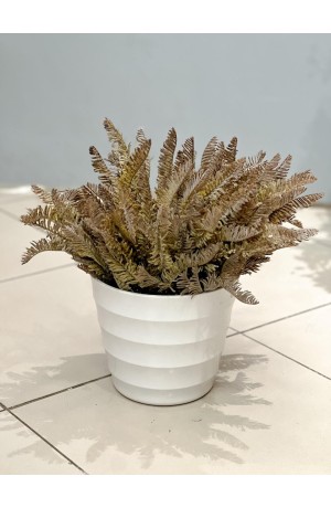 Buquê de Samambaia Marrom - 35cm ( Artificial )